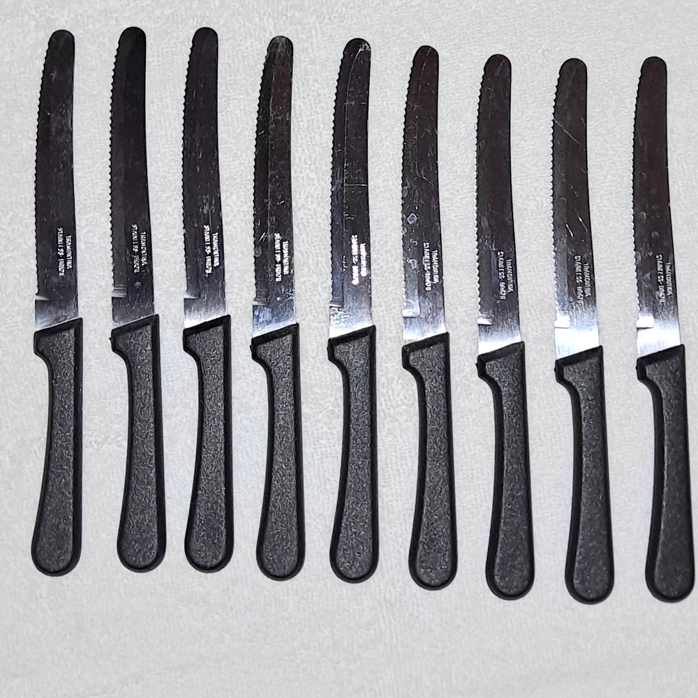 Set of 10 Tramontina Stainless Steel Knives